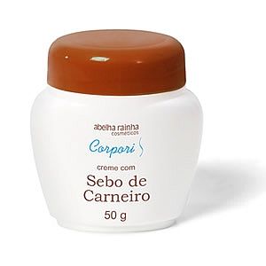 Creme com sebo de carneiro